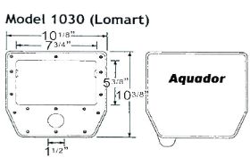 WINTER SKIMMER PLATE LOMART AQUADOR KIT ABOVE GROUND