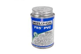 .25 PT 795 CLEAR FLEX PVC CEMENT IPS #10283 MEDIUM BODY