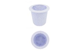 SKIMMER BASKET PENTAIR / AMERICAN IG ADMIRAL CONCRETE 85000100 PLASTIC BTM: 7 1/2" TOP: 8 7/16" HT: 7 3/4"