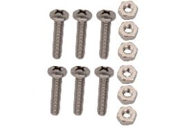 SCREW W/NUT 6 PER SET