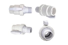 2 Way Ball Valve Smooth X Outside thread